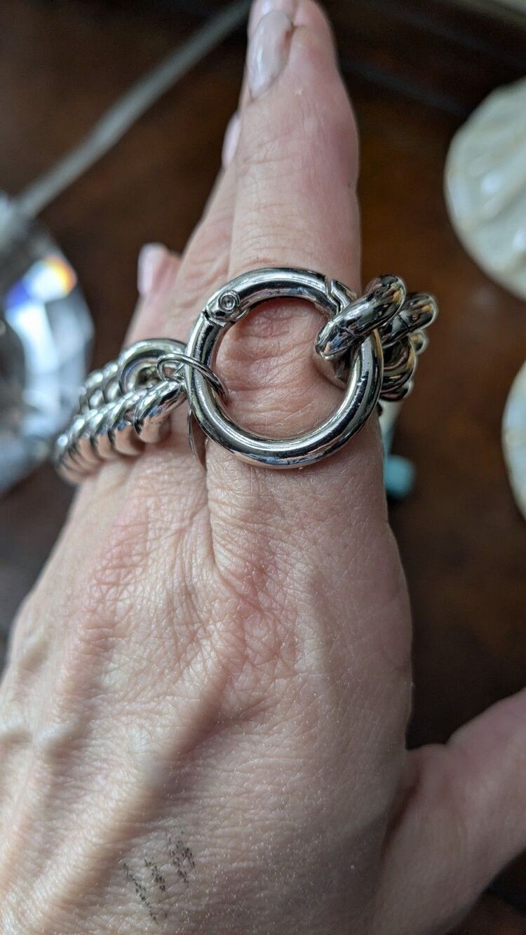 Ever & Ivy Simply Irrestible Rhodium Silvery Chain Bracelet Never worn - Picture 5 of 8